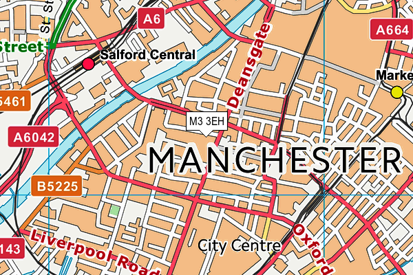M3 3EH map - OS VectorMap District (Ordnance Survey) M3 3EH map - OS VectorMap District (Ordnance Survey)