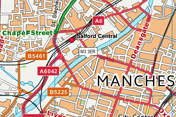 M3 3ER map - OS VectorMap District (Ordnance Survey) M3 3ER map - OS VectorMap District (Ordnance Survey)