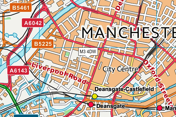 M3 4DW map - OS VectorMap District (Ordnance Survey) M3 4DW map - OS VectorMap District (Ordnance Survey)