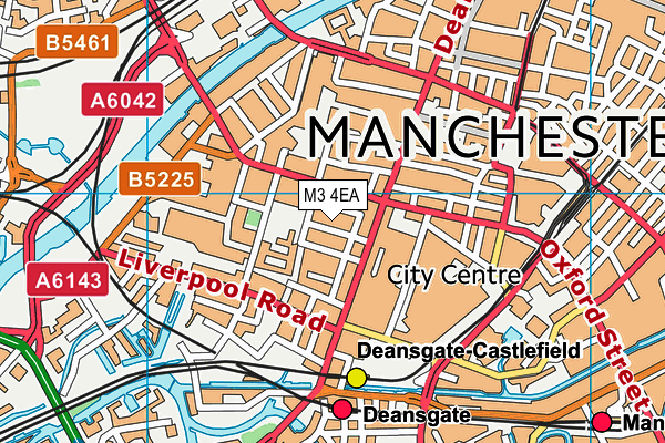 M3 4EA map - OS VectorMap District (Ordnance Survey) M3 4EA map - OS VectorMap District (Ordnance Survey)