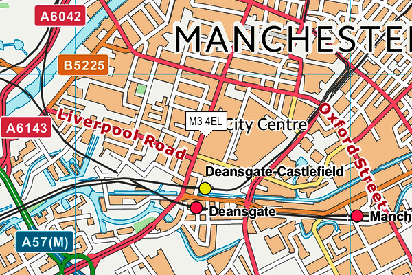 M3 4EL map - OS VectorMap District (Ordnance Survey) M3 4EL map - OS VectorMap District (Ordnance Survey)