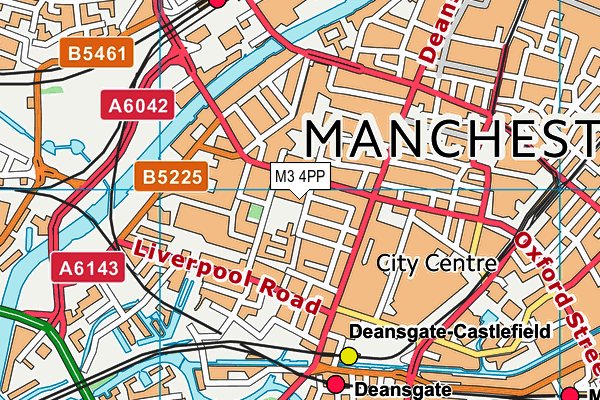 M3 4PP map - OS VectorMap District (Ordnance Survey) M3 4PP map - OS VectorMap District (Ordnance Survey)