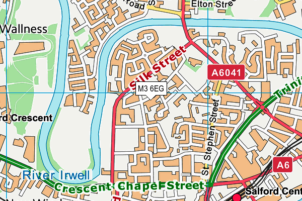 M3 6EG map - OS VectorMap District (Ordnance Survey) M3 6EG map - OS VectorMap District (Ordnance Survey)