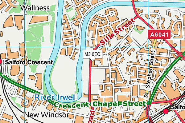 M3 6EQ map - OS VectorMap District (Ordnance Survey) M3 6EQ map - OS VectorMap District (Ordnance Survey)