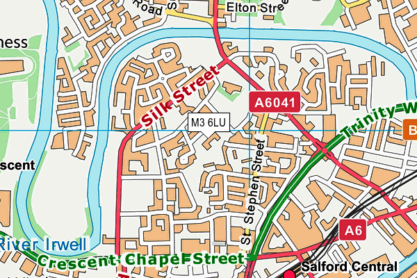 M3 6LU map - OS VectorMap District (Ordnance Survey) M3 6LU map - OS VectorMap District (Ordnance Survey)