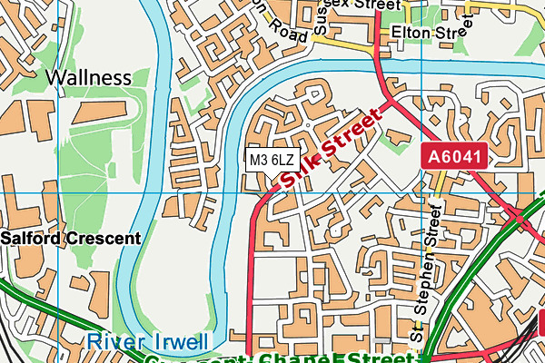 M3 6LZ map - OS VectorMap District (Ordnance Survey) M3 6LZ map - OS VectorMap District (Ordnance Survey)