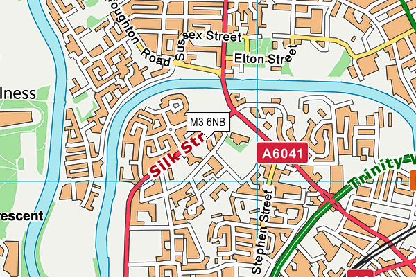 M3 6NB map - OS VectorMap District (Ordnance Survey) M3 6NB map - OS VectorMap District (Ordnance Survey)