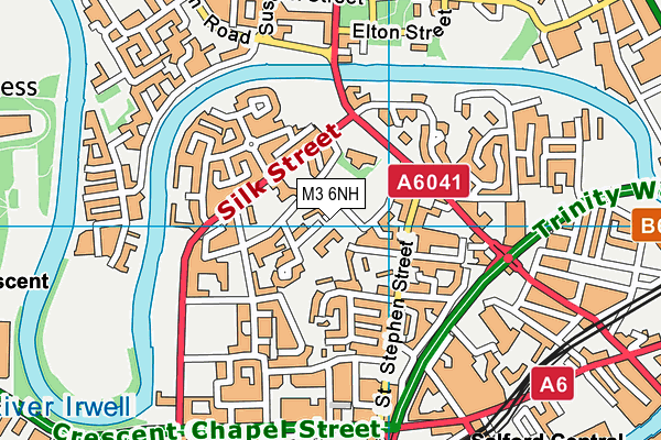M3 6NH map - OS VectorMap District (Ordnance Survey) M3 6NH map - OS VectorMap District (Ordnance Survey)