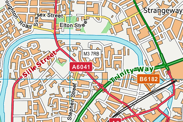 M3 7RB map - OS VectorMap District (Ordnance Survey) M3 7RB map - OS VectorMap District (Ordnance Survey)