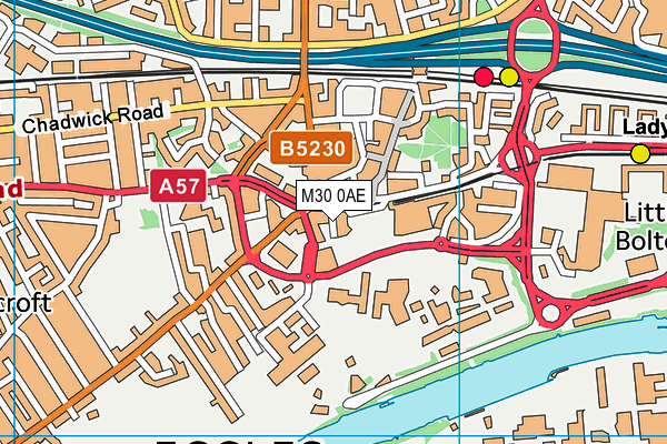 M30 0AE map - OS VectorMap District (Ordnance Survey) M30 0AE map - OS VectorMap District (Ordnance Survey)