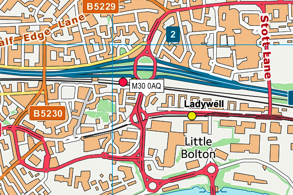 M30 0AQ map - OS VectorMap District (Ordnance Survey) M30 0AQ map - OS VectorMap District (Ordnance Survey)