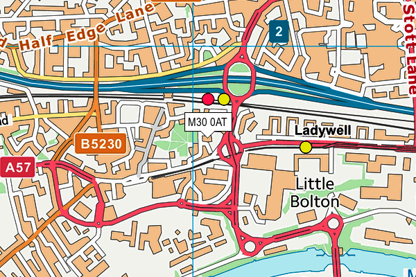 M30 0AT map - OS VectorMap District (Ordnance Survey) M30 0AT map - OS VectorMap District (Ordnance Survey)