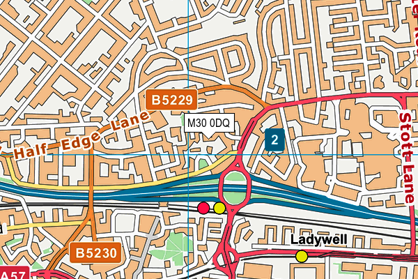 M30 0DQ map - OS VectorMap District (Ordnance Survey) M30 0DQ map - OS VectorMap District (Ordnance Survey)