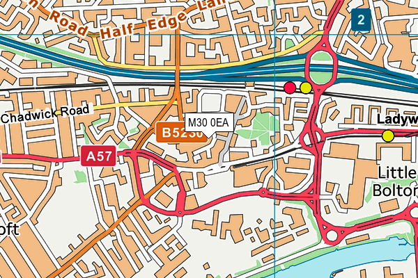 M30 0EA map - OS VectorMap District (Ordnance Survey) M30 0EA map - OS VectorMap District (Ordnance Survey)