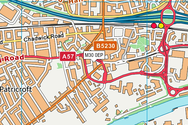 M30 0EP map - OS VectorMap District (Ordnance Survey) M30 0EP map - OS VectorMap District (Ordnance Survey)