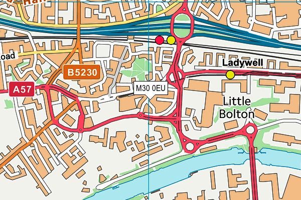 M30 0EU map - OS VectorMap District (Ordnance Survey) M30 0EU map - OS VectorMap District (Ordnance Survey)