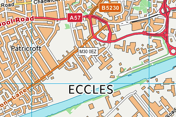 M30 0EZ map - OS VectorMap District (Ordnance Survey)