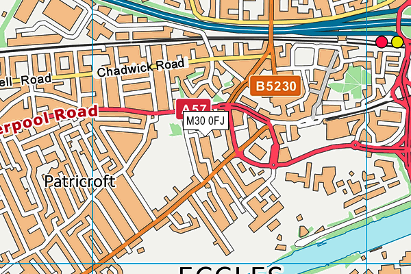 M30 0FJ map - OS VectorMap District (Ordnance Survey) M30 0FJ map - OS VectorMap District (Ordnance Survey)