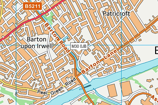 M30 0JB map - OS VectorMap District (Ordnance Survey) M30 0JB map - OS VectorMap District (Ordnance Survey)