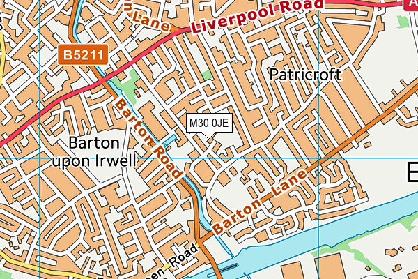 M30 0JE map - OS VectorMap District (Ordnance Survey) M30 0JE map - OS VectorMap District (Ordnance Survey)