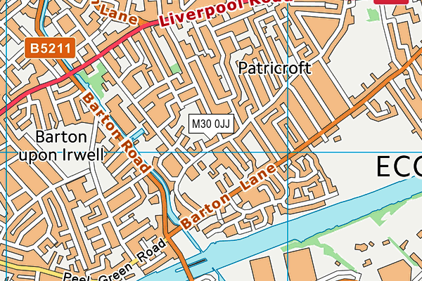 M30 0JJ map - OS VectorMap District (Ordnance Survey)