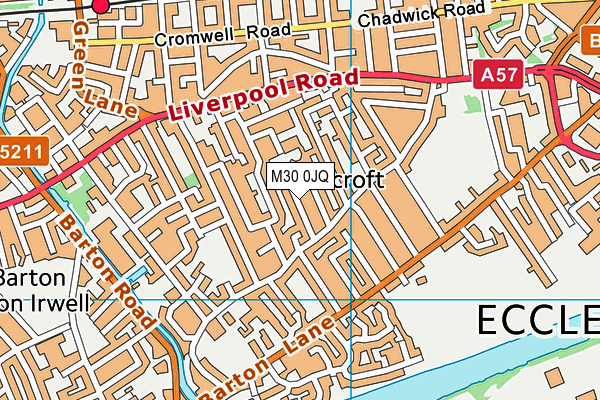 M30 0JQ map - OS VectorMap District (Ordnance Survey) M30 0JQ map - OS VectorMap District (Ordnance Survey)