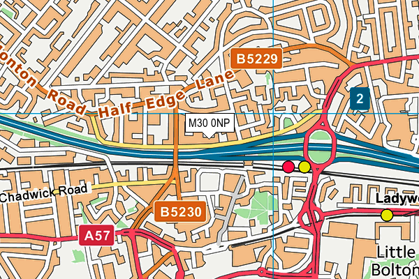 M30 0NP map - OS VectorMap District (Ordnance Survey) M30 0NP map - OS VectorMap District (Ordnance Survey)