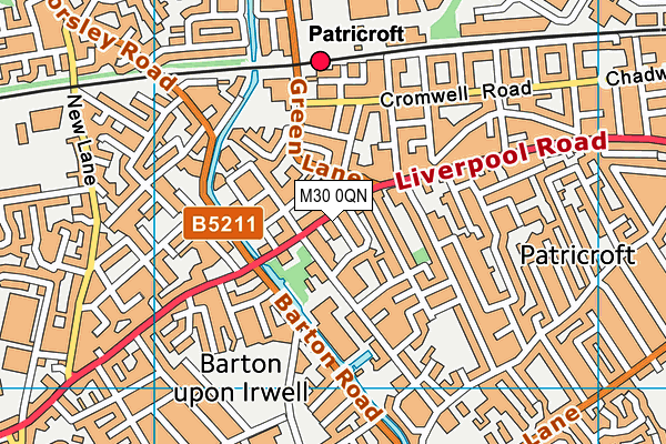 M30 0QN map - OS VectorMap District (Ordnance Survey) M30 0QN map - OS VectorMap District (Ordnance Survey)