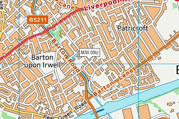M30 0SU map - OS VectorMap District (Ordnance Survey) M30 0SU map - OS VectorMap District (Ordnance Survey)