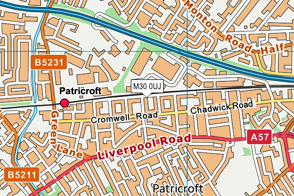 M30 0UJ map - OS VectorMap District (Ordnance Survey) M30 0UJ map - OS VectorMap District (Ordnance Survey)