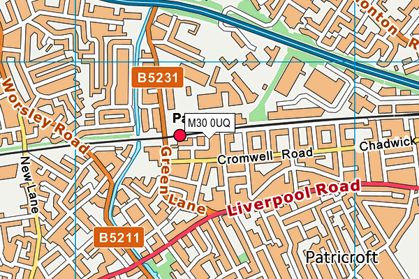M30 0UQ map - OS VectorMap District (Ordnance Survey) M30 0UQ map - OS VectorMap District (Ordnance Survey)