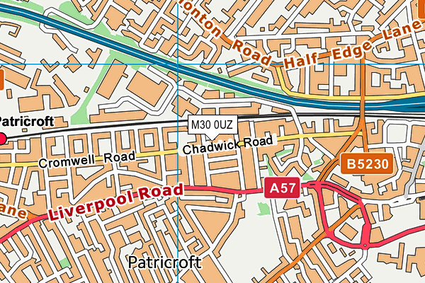 M30 0UZ map - OS VectorMap District (Ordnance Survey) M30 0UZ map - OS VectorMap District (Ordnance Survey)