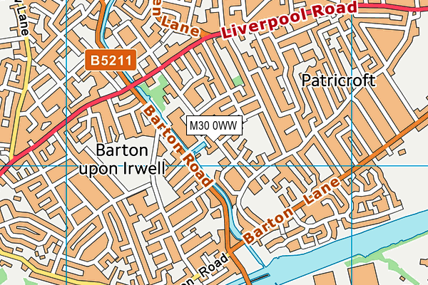 M30 0WW map - OS VectorMap District (Ordnance Survey) M30 0WW map - OS VectorMap District (Ordnance Survey)