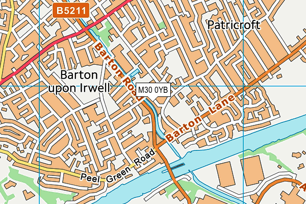M30 0YB map - OS VectorMap District (Ordnance Survey) M30 0YB map - OS VectorMap District (Ordnance Survey)