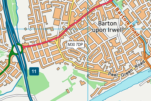 M30 7DP map - OS VectorMap District (Ordnance Survey) M30 7DP map - OS VectorMap District (Ordnance Survey)