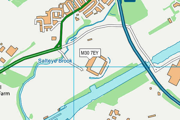 M30 7EY map - OS VectorMap District (Ordnance Survey) M30 7EY map - OS VectorMap District (Ordnance Survey)