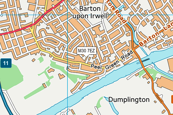 M30 7EZ map - OS VectorMap District (Ordnance Survey) M30 7EZ map - OS VectorMap District (Ordnance Survey)