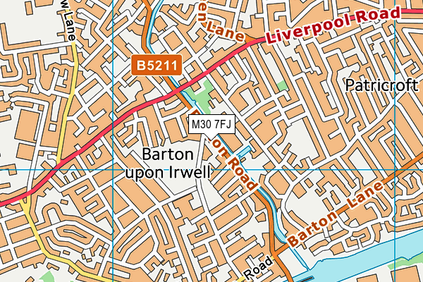 M30 7FJ map - OS VectorMap District (Ordnance Survey) M30 7FJ map - OS VectorMap District (Ordnance Survey)