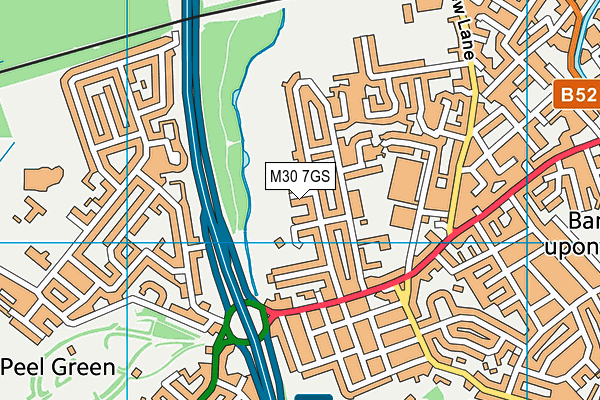 M30 7GS map - OS VectorMap District (Ordnance Survey) M30 7GS map - OS VectorMap District (Ordnance Survey)