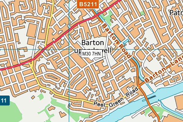 M30 7HN map - OS VectorMap District (Ordnance Survey) M30 7HN map - OS VectorMap District (Ordnance Survey)