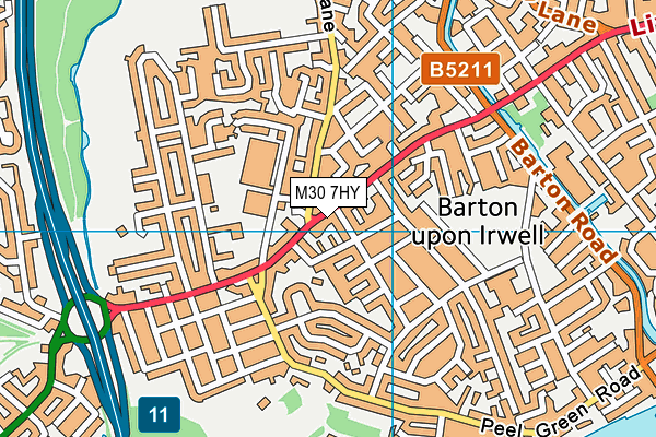 M30 7HY map - OS VectorMap District (Ordnance Survey) M30 7HY map - OS VectorMap District (Ordnance Survey)
