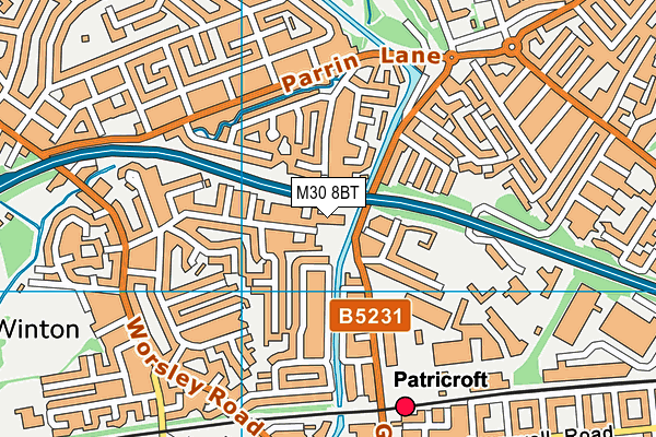 M30 8BT map - OS VectorMap District (Ordnance Survey) M30 8BT map - OS VectorMap District (Ordnance Survey)
