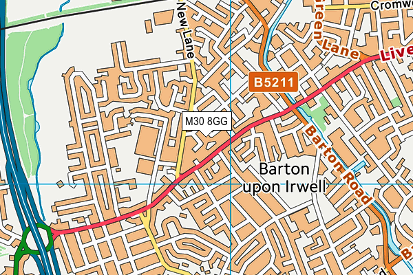 M30 8GG map - OS VectorMap District (Ordnance Survey) M30 8GG map - OS VectorMap District (Ordnance Survey)