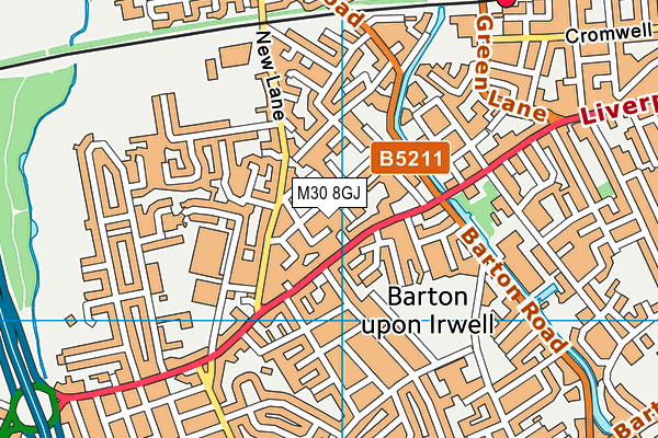 M30 8GJ map - OS VectorMap District (Ordnance Survey) M30 8GJ map - OS VectorMap District (Ordnance Survey)