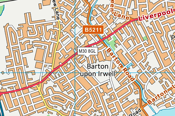 M30 8GL map - OS VectorMap District (Ordnance Survey) M30 8GL map - OS VectorMap District (Ordnance Survey)