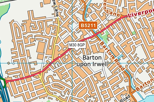 M30 8GP map - OS VectorMap District (Ordnance Survey) M30 8GP map - OS VectorMap District (Ordnance Survey)
