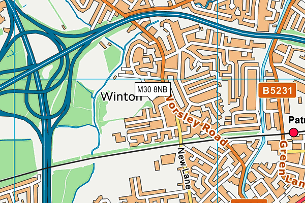 M30 8NB map - OS VectorMap District (Ordnance Survey) M30 8NB map - OS VectorMap District (Ordnance Survey)