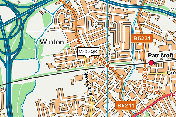 M30 8QR map - OS VectorMap District (Ordnance Survey) M30 8QR map - OS VectorMap District (Ordnance Survey)