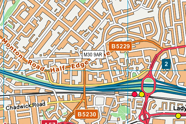 M30 9AR map - OS VectorMap District (Ordnance Survey) M30 9AR map - OS VectorMap District (Ordnance Survey)