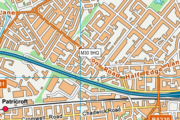 M30 9HQ map - OS VectorMap District (Ordnance Survey) M30 9HQ map - OS VectorMap District (Ordnance Survey)
